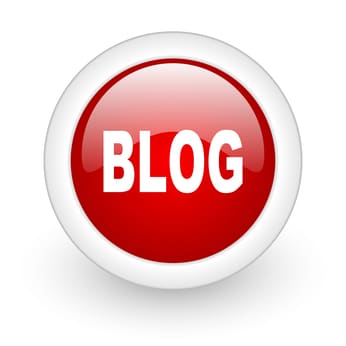 Round blog button